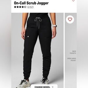 Fabletics on call scrub joggers